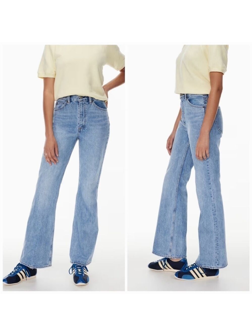 Denim Forum The Marlene 60s High Rise Flare Jeans Sz 27